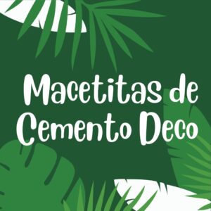 Macetitas de Cemento Deco